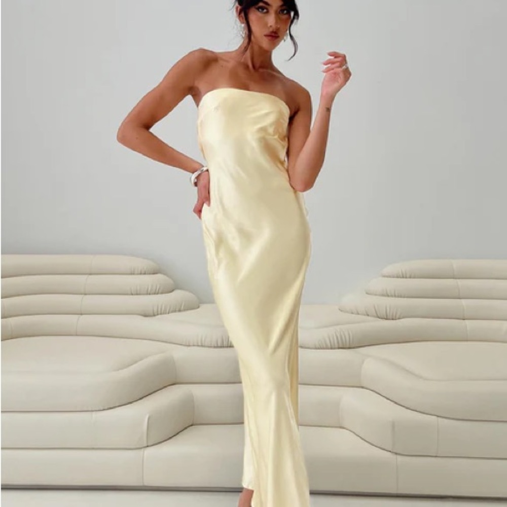 Princess Polly Yellow Maxi Dress